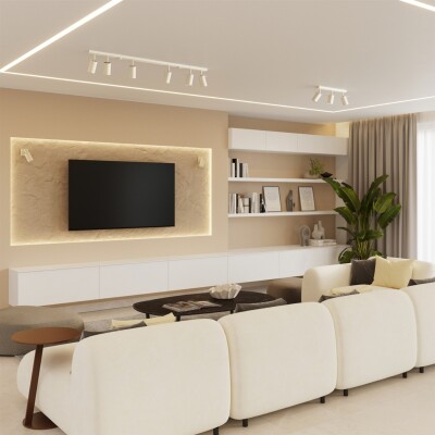 Deckenleuchte LIRA 2 beige