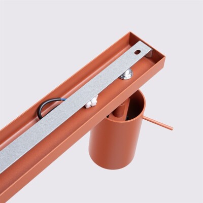 Deckenleuchte LIRA 3L roter Ocker