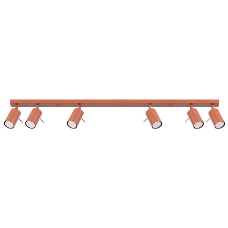 Deckenleuchte LIRA 6L roter Ocker