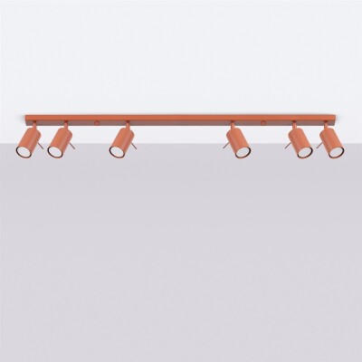 Deckenleuchte LIRA 6L roter Ocker